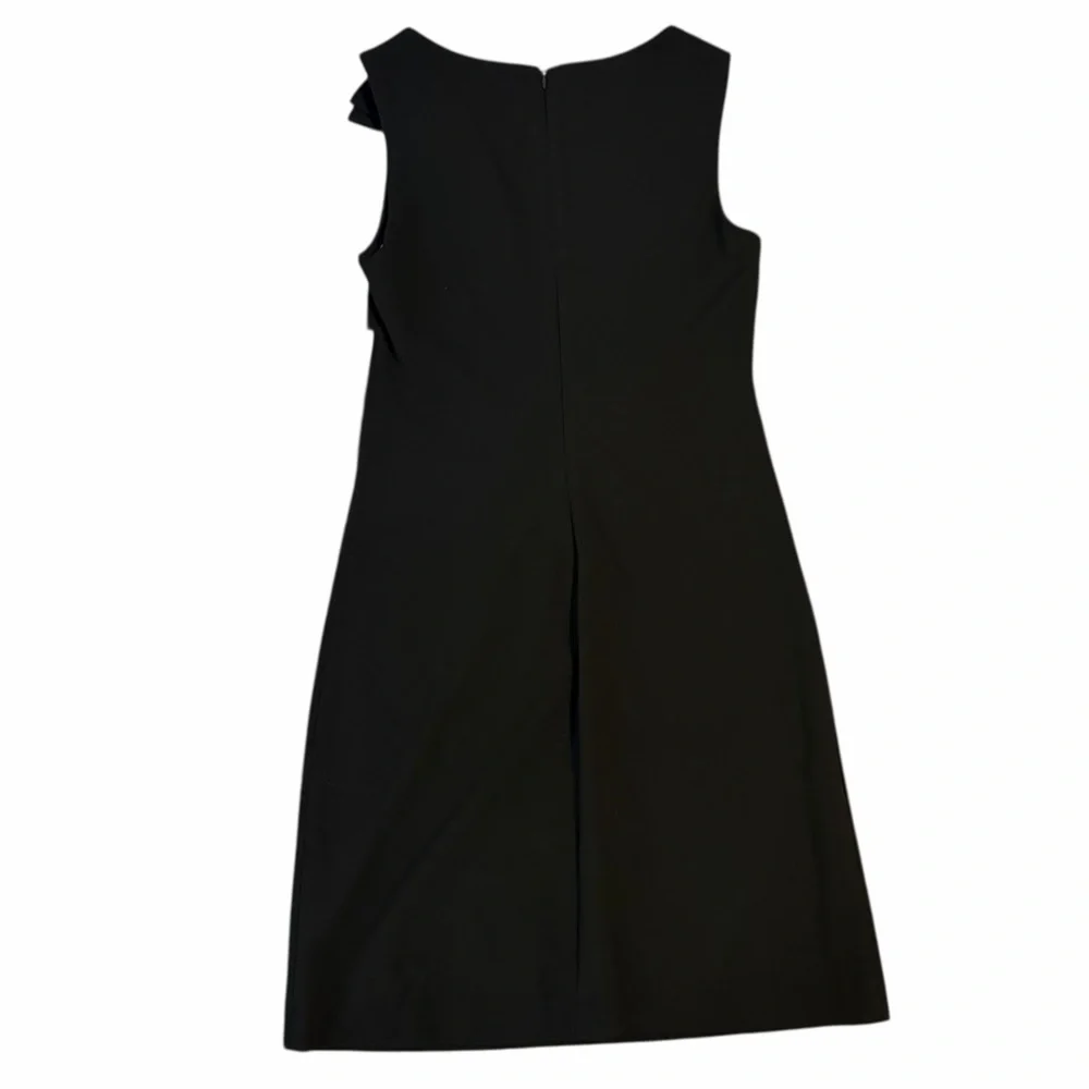 Betsey Johnson Dress Sheath Sleeveless Bow Accent Black 2 - Picture 6 of 8